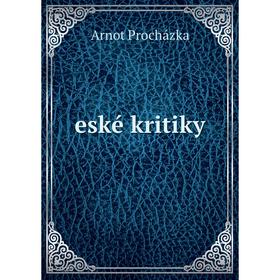 

Книга eské kritiky