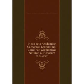 

Книга Nova acta Academiae Caesareae Leopoldino-Carolinae Germanicae Naturae Curiosorum 73.Bd. (1907)