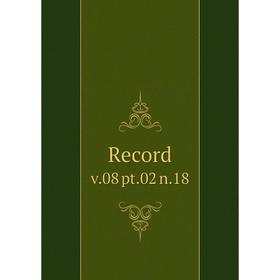 

Книга Record v.08 pt.02 n.18
