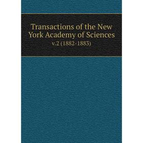 

Книга Transactions of the New York Academy of Sciences v.2 (1882-1883)