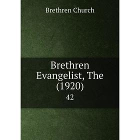 

Книга Brethren Evangelist, The (1920) 42