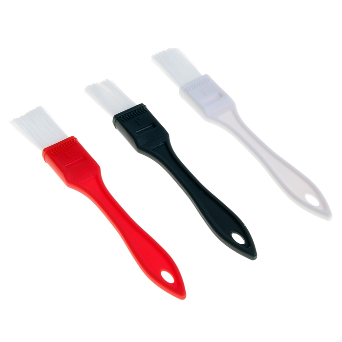 Кисть кулинарная "Помощник" 18х2,5 см , цвета МИКС