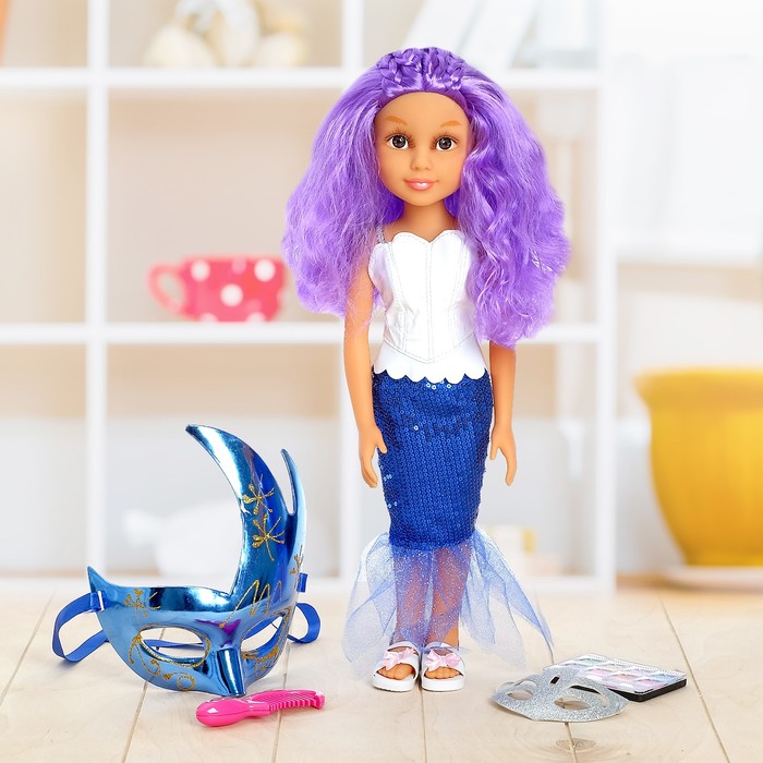 Кукла шарнирная "Бал-маскарад Русалочка" с аксессуарами