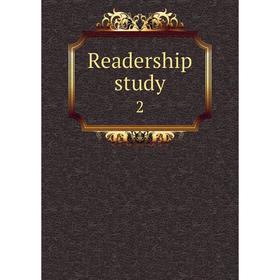 

Книга Readership study 2