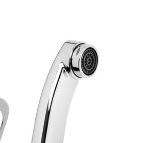 

Смеситель для кухни "ЦС-СМ" ЭП400304, однорычажный, на шпильке, короткий излив, хром