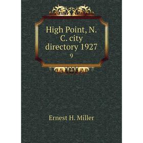 

Книга High Point, N.C. city directory 1927 9