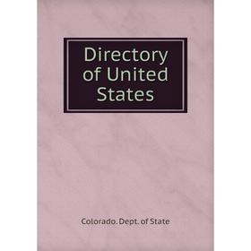 

Книга Directory of United States