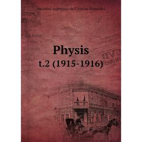 

Книга Physis t.2 (1915-1916)