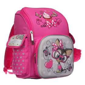 

Ранец Hatber Compact school "Funny dog", 35 х 28 х 15 см, рисунок 3D