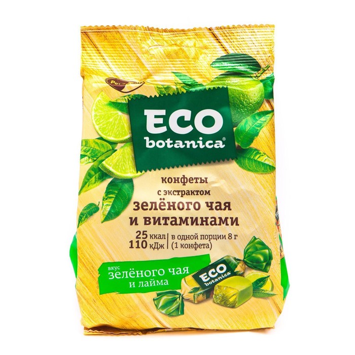 

КОНФ ВЕС Eco botanica с экстрактом зелён чая и витаминами фас 200 г