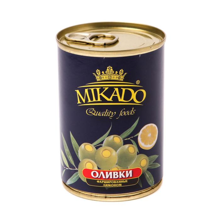 

Оливки Фаршированные с Лимоном ж/б 314 мл MIKADO