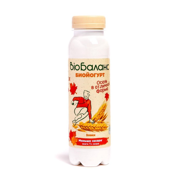 

Биойогурт BIO BALANCE злаки 1% 270г бут