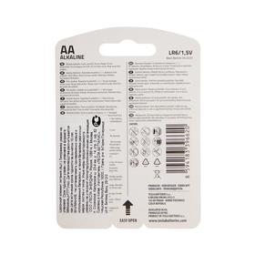 

Батарейка алкалиновая Tesla Black, AA, LR6-4BL, 1.5В, блистер, 4 шт.