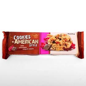 

Печенье Bogutti American Cookies шоколад и изюм, 135 г