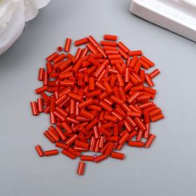 

Стеклярус "Астра" 0,5 см, 20 гр., красный непрозрачный