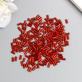

Стеклярус "Астра" 0,5 см, 20 гр., бордовый