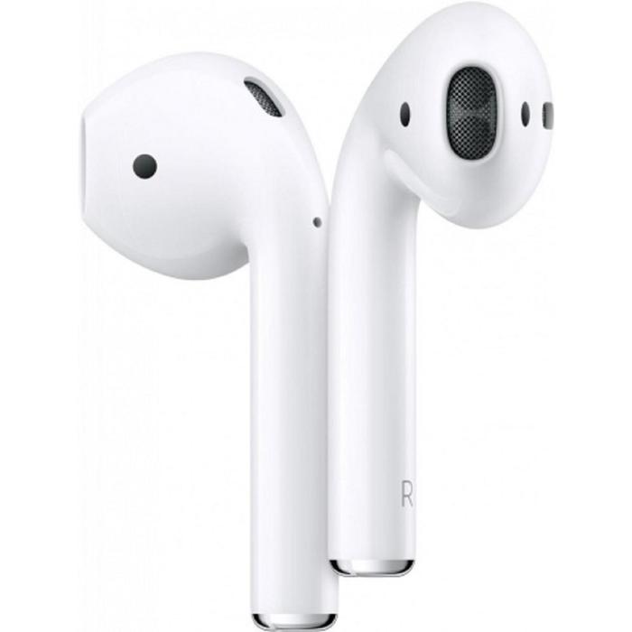фото Наушники с микрофоном apple airpods (mv7n2ru/a), кейс для зарядки, белые