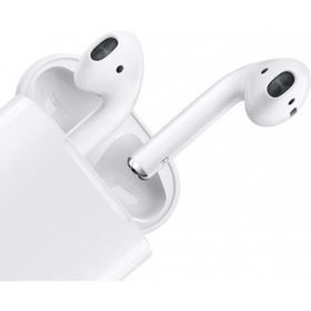 Наушники с микрофоном Apple AirPods (MV7N2RU/A), кейс для зарядки, белые