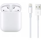 Наушники с микрофоном Apple AirPods (MV7N2RU/A), кейс для зарядки, белые - Фото 7