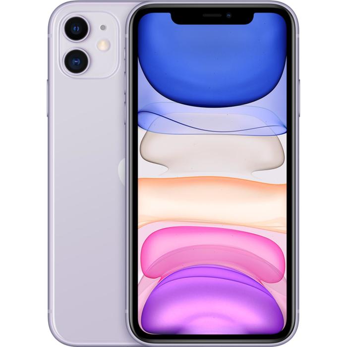 Смартфон Apple iPhone 11 (MHDM3RU/A), 128Гб, новая комплектация, фиолетовый