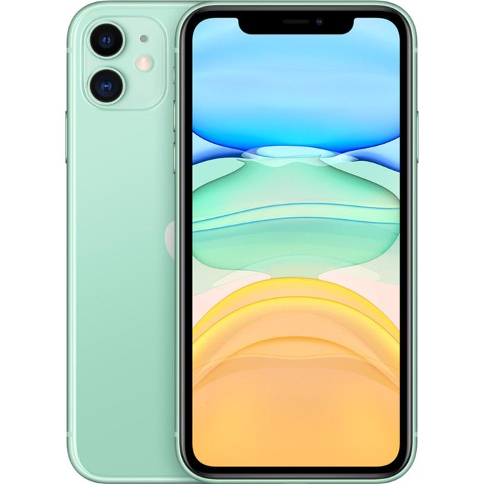 Смартфон Apple iPhone 11 (MHDG3RU/A), 64Гб, новая комплектация, зелёный