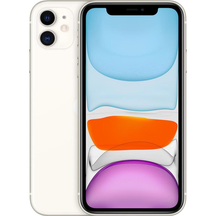 Смартфон Apple iPhone 11 (MHDC3RU/A), 64Гб, новая комплектация, белый