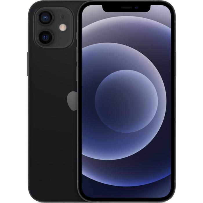 фото Смартфон apple iphone 12 (mgja3ru/a), 128гб, чёрный