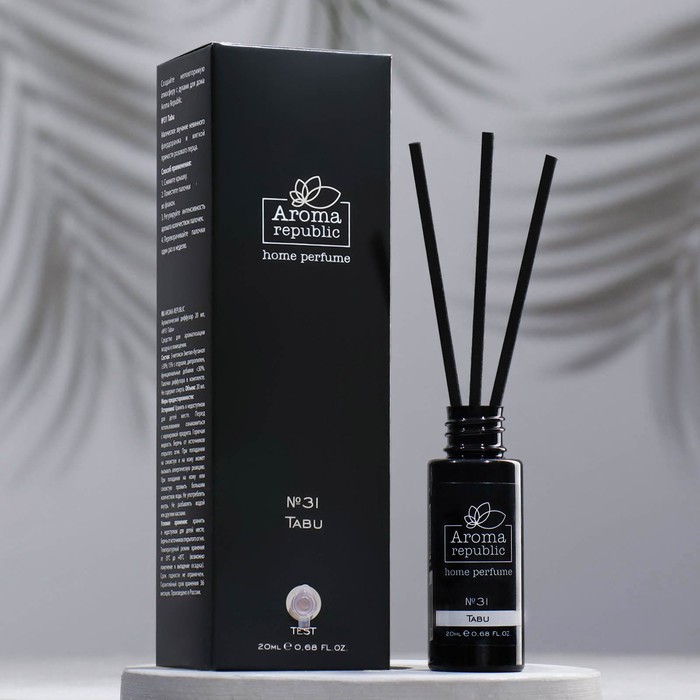 

Диффузор ароматический AROMA REPUBLIC, 20 мл, "Tabu", флердоранж и розовый перец