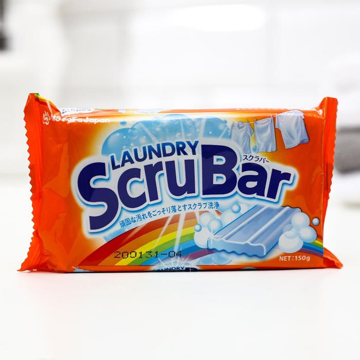 Хозяйственное мыло Laundry ScruBar для стирки, 150 г