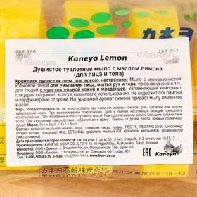 

Туалетное мыло, Kaneyo Lemon, с маслом лимона / кусок 45 г х 8 шт /