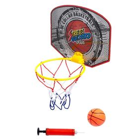 Баскетбол «Штрафной», кольцо, мяч, насос в комплекте Ош