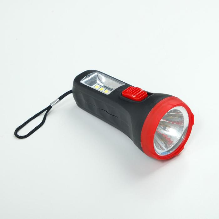 фото Фонарь ручной 1 вт, cob, 1 аа, микс
