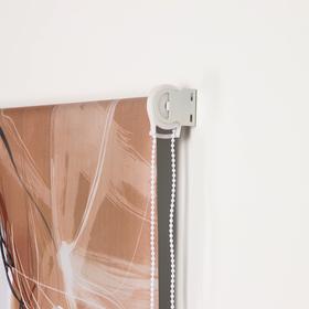 

УЦЕНКА Штора рулонная «Пастель», 90×200 см (с учётом креплений 3,5 см), блэкаут