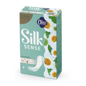 Прокладки ежедневные тонкие Ola! Silk Sense Light ромашка, 60 шт.