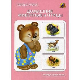 

Домашние животные и птицы. Набор карточек