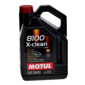 

Масло моторное Motul 8100 X-clean C3 5w-40, 5 л 102051