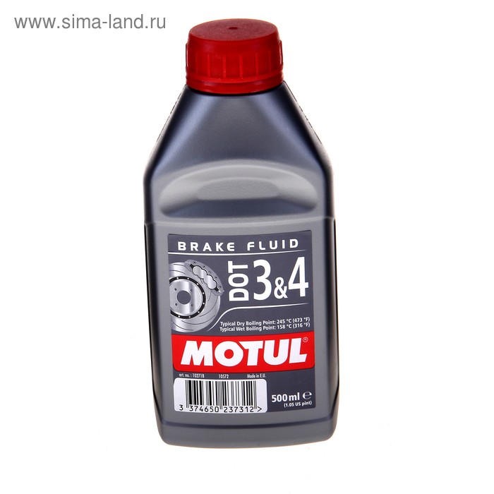 Тормозная жидкость MOTUL DOT 3&4 BF FL, 0.5 л 102718 тормозная жидкость motul dot 3