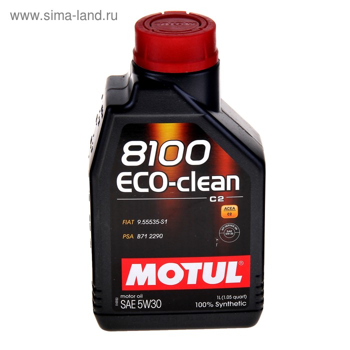 фото Масло моторное motul 8100 eco-clean 5w-30, 1 л 101542