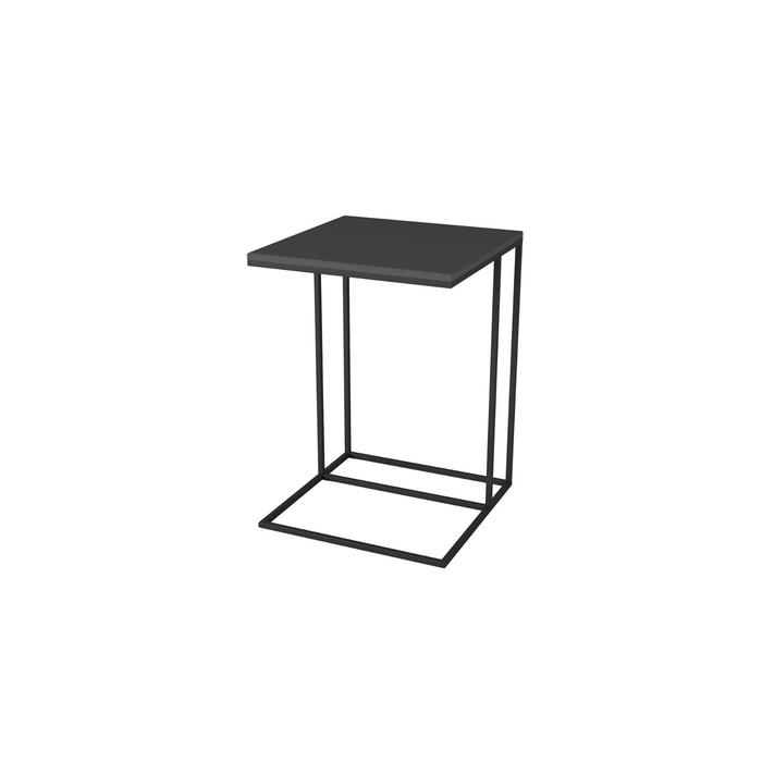 Стол придиванный «Хайгрет», 500 × 500 × 705 мм, металл, МДФ, цвет графит стол придиванный агами 500 × 310 × 705 мм мдф цвет графит