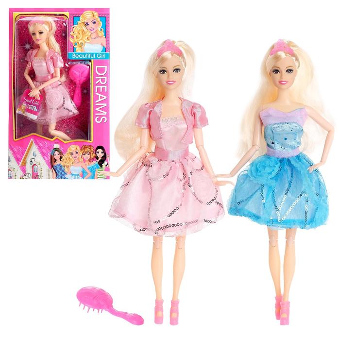 Кукла-модель шарнирная «Стефани на вечеринке» в платье, с аксессуарами, МИКС кукла модель шарнирная даша в платье с аксессуарами микс