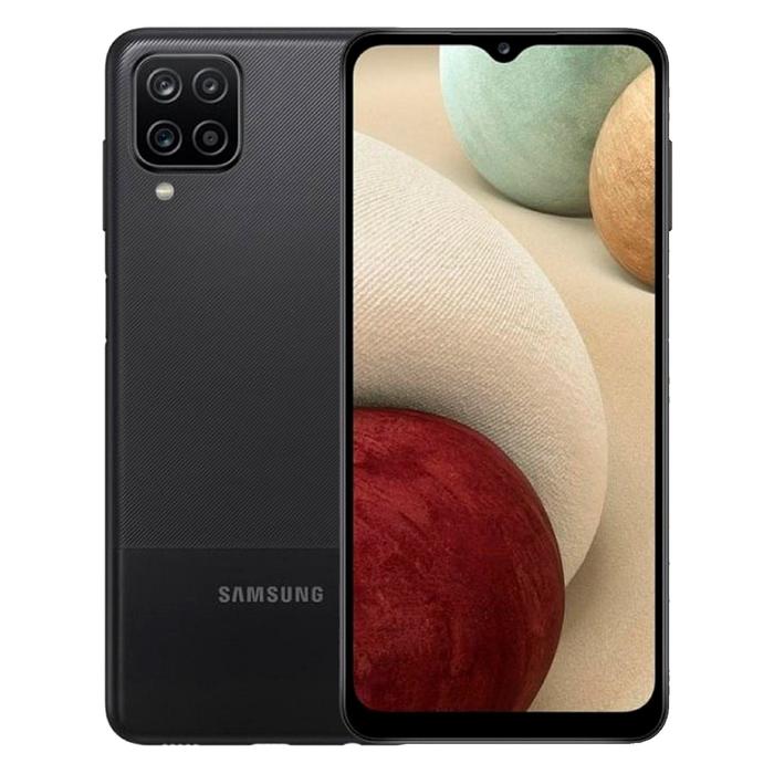 Смартфон Samsung Galaxy A12 SM-A125F, 6.5", TFT, 4Гб, 64Гб, 48Мп, 5000мАч, черный
