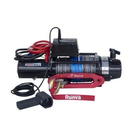 

Лебёдка электрическая 12V Runva 12500 lbs 5670 кг (влагозащищенная) синтетический трос