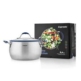 

Кастрюля с крышкой, 24×13.5 cм, 6.4 л