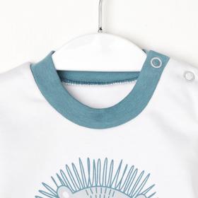 

Футболка «Весёлая Африка», цвет белый/лев, рост 86 см