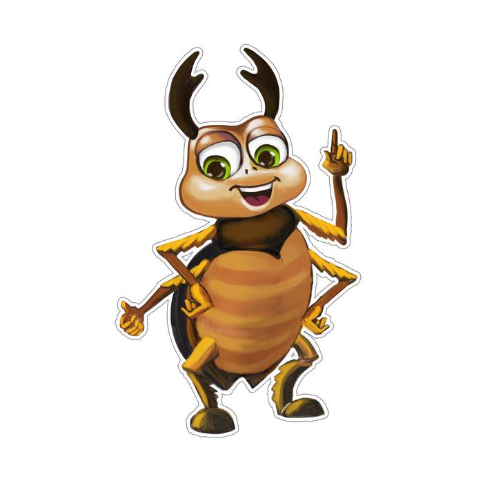 

Термотрансфер «Жук», 15 х 10 см, набор 10 шт.