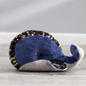 

Игрушка мягкая «Кит», с пайетками, 18 см