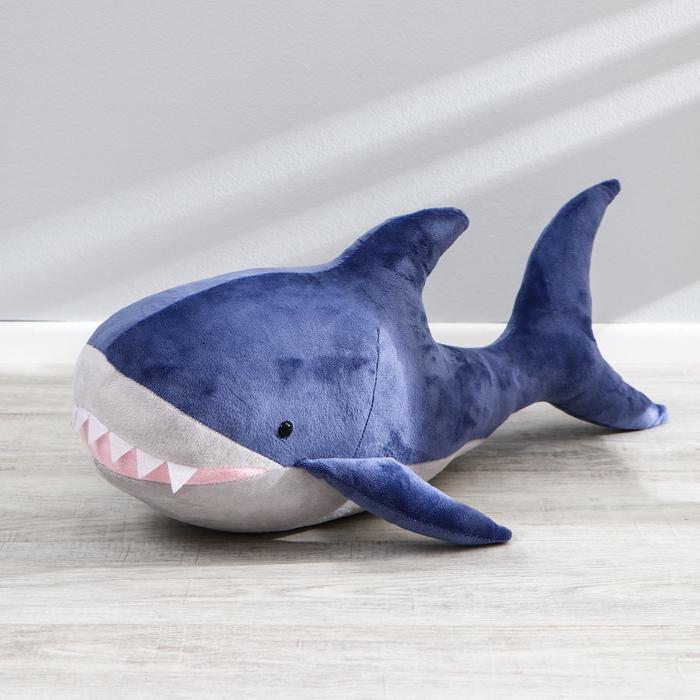 Игрушка мягкая «Акула», 60 см мягкая игрушка акула 30 см