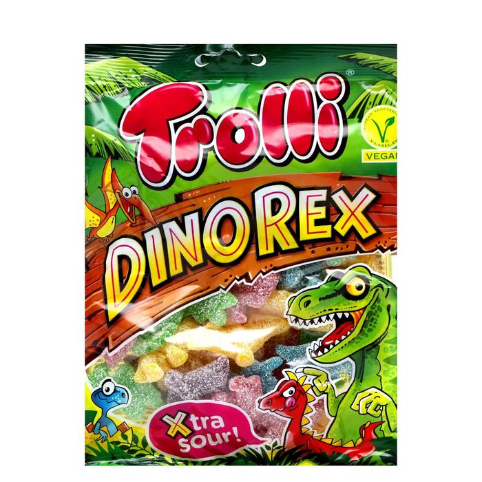 Мармелад жевательный Dino Rex супер кислые 200 г 239₽