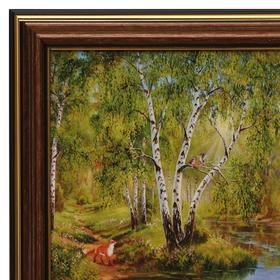 

Картина "Берёзки у реки" 13х18(16х21) см