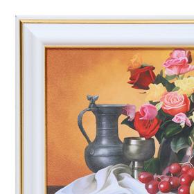 

Картина "Натюрморт с цветами" 13х18(16х21) см